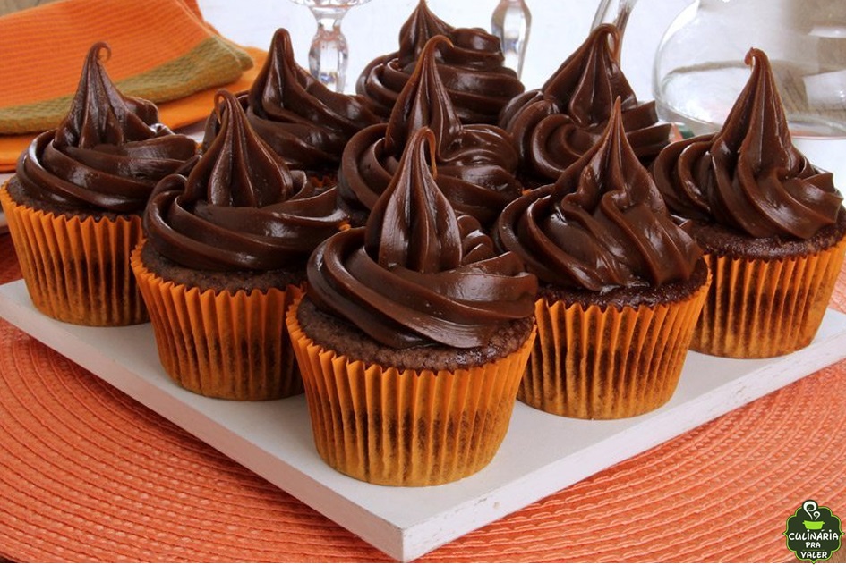 Cupcake de chocolate maravilhoso