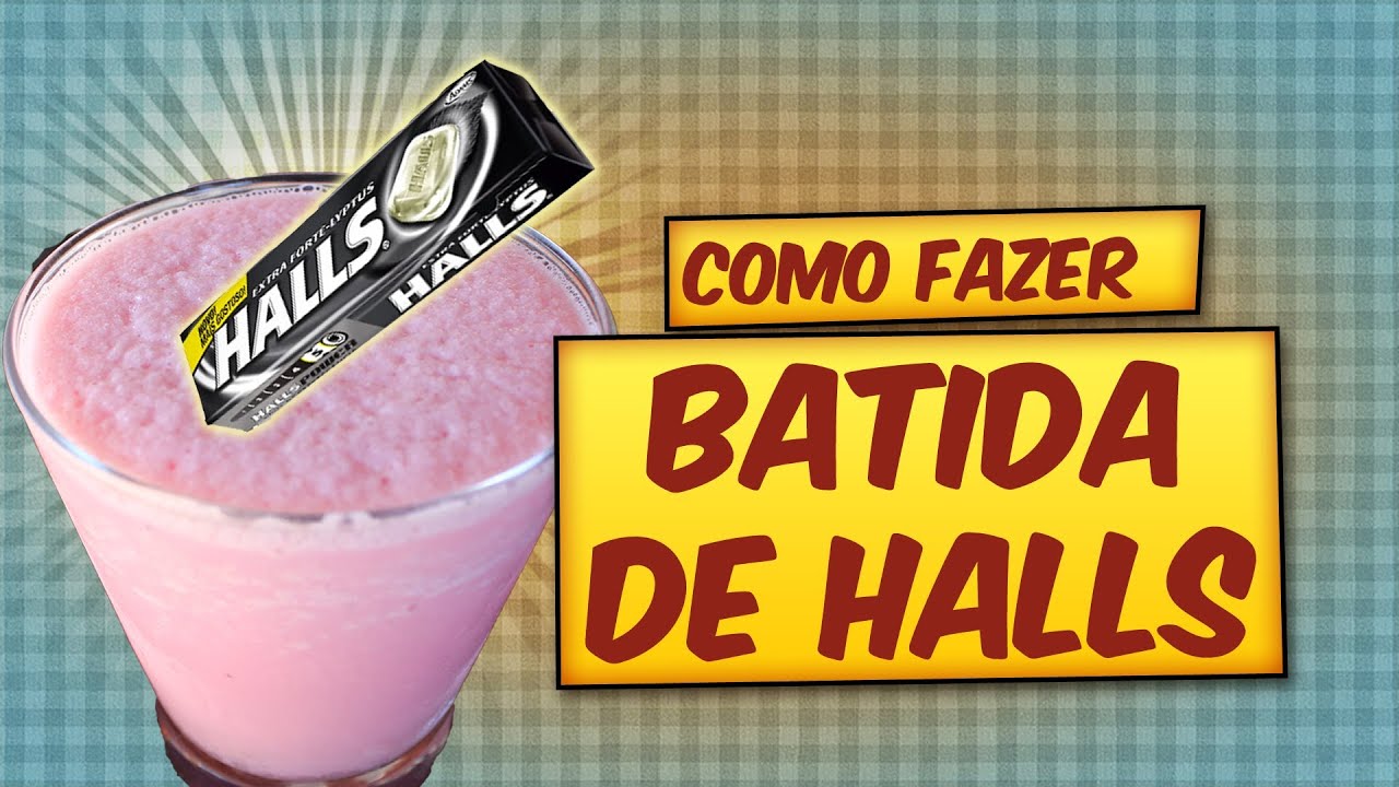 Como fazer batida de halls muito fácil