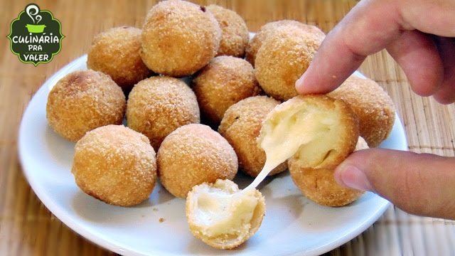 Bolinha de queijo sem massa