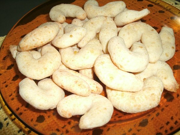 Biscoito de queijo assado delicioso