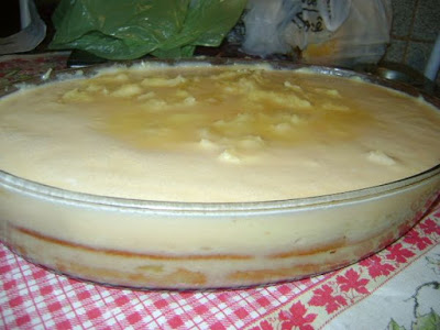 Torta de abacaxi gelada muito fácil