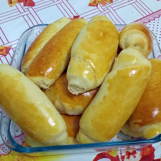 Pão caseiro de padaria muito fácil